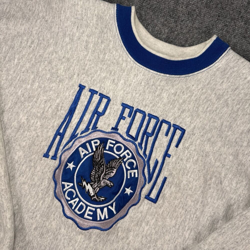 Vintage The Game Air Force Academy Sweatshirt Large Crewneck Football 90s USA